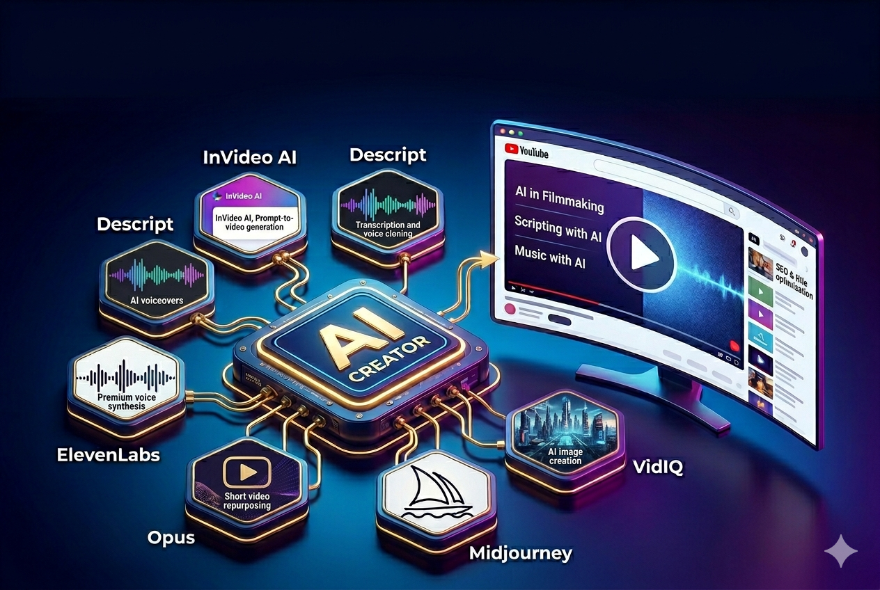AI Tools for youtue video creation