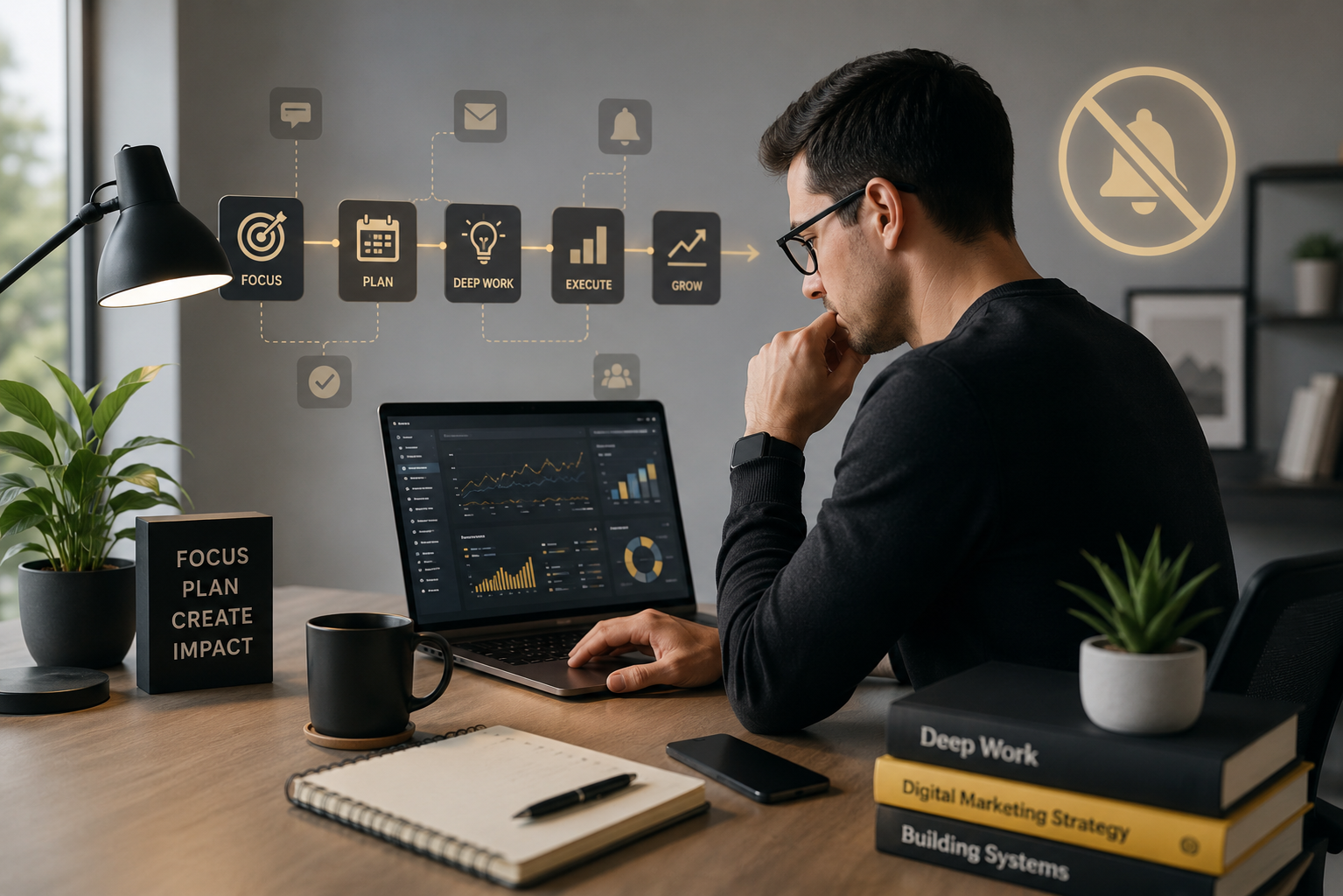Deep Work Systems for Digital Marketers: A Practical Guide to Focus, Output, and Better Campaign Strategy